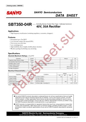 SBT350-04R datasheet  